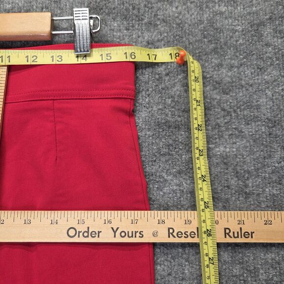 Love Scarlett Skirt Womens Medium High Waist Pencil Ruffle Button Detail Career - Picture 8 of 10